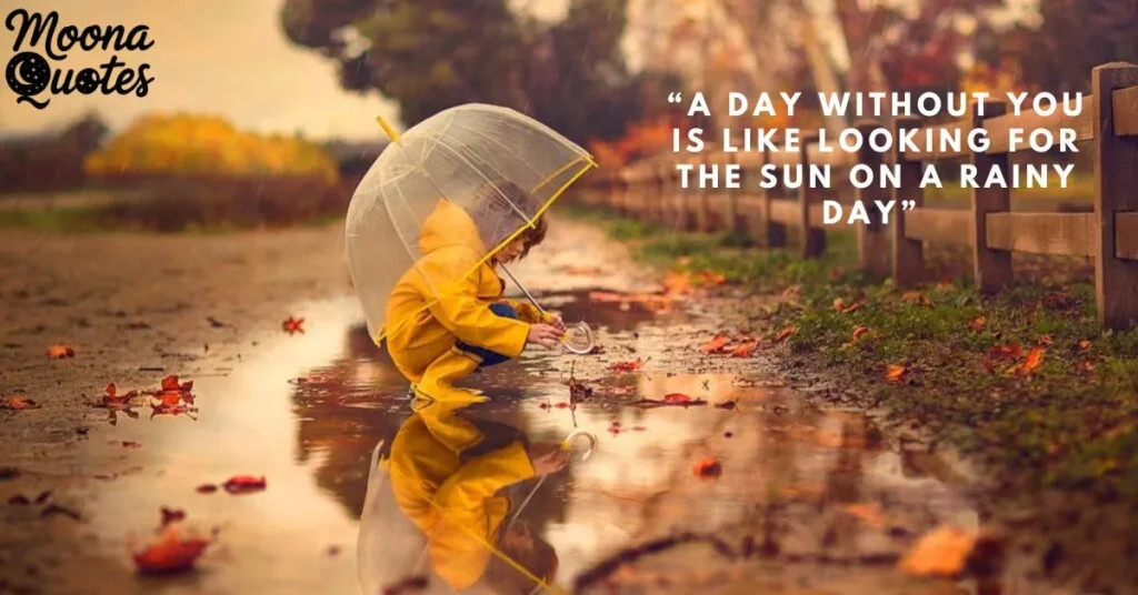 Cute and Playful Rain Love Quotes